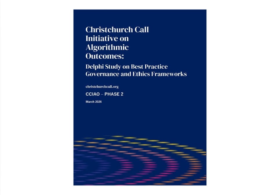 CCIAO Delphi Study: Building the Governance Foundation for TVEC Algorithmic Research